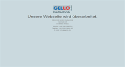 Desktop Screenshot of gello.de